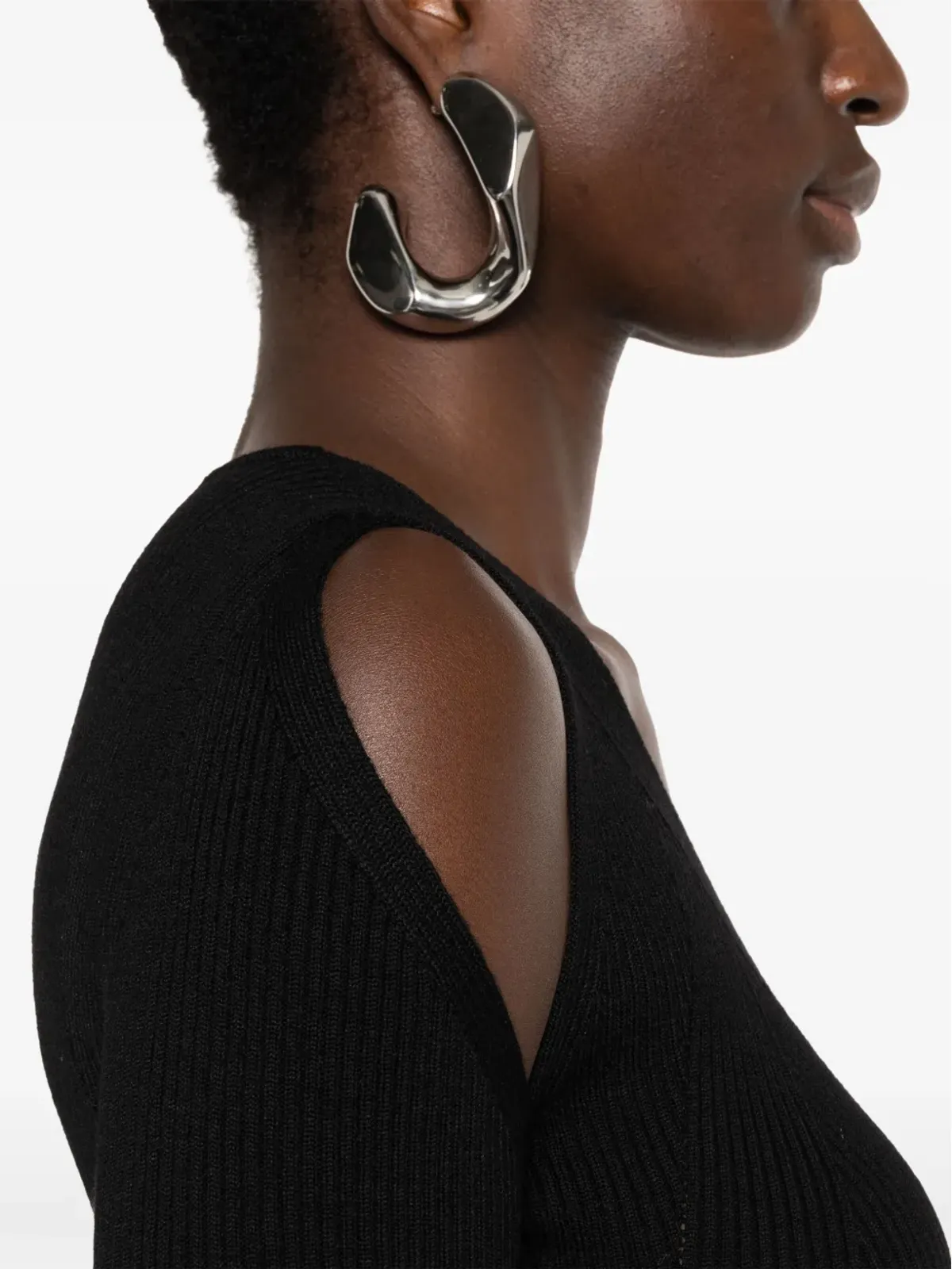 Alexander McQueen カットアウトディテールセーター - 画像5