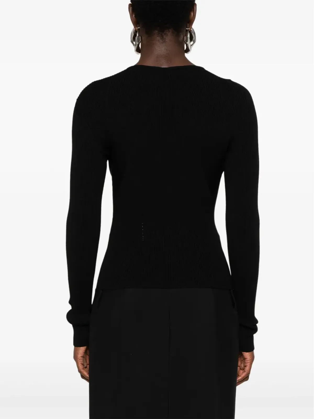 Alexander McQueen カットアウトディテールセーター - 画像4