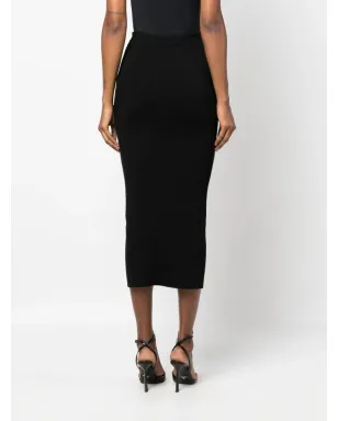 Alexander McQueen リブニットペンシルスカート - サムネイル4