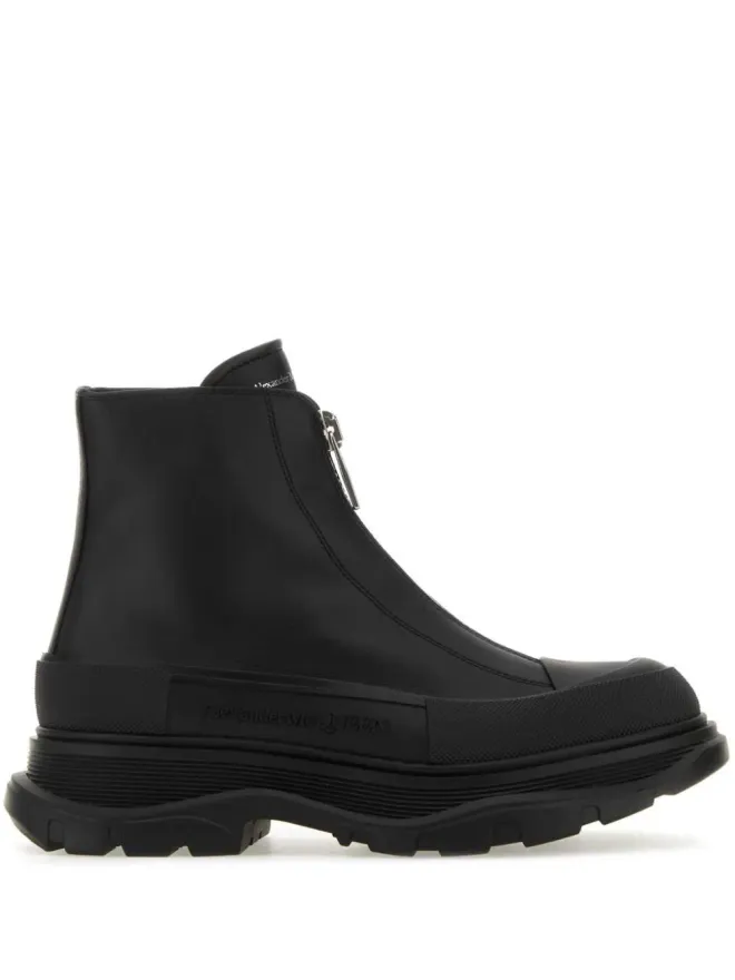 Alexander McQueen Alexander McQueen Tread Slick レザー ブーツの商品画像