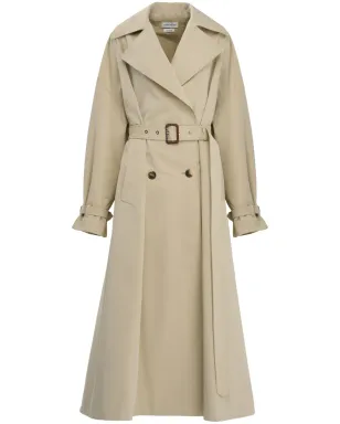 Alexander McQueen Aラインプリーツトレンチコート - サムネイル1
