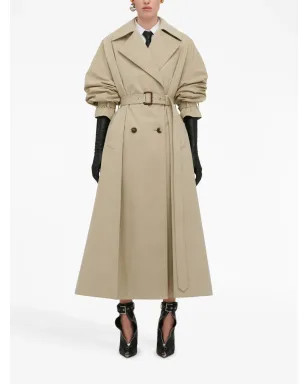 Alexander McQueen Aラインプリーツトレンチコート - サムネイル2