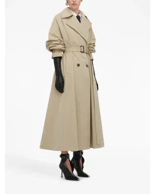 Alexander McQueen Aラインプリーツトレンチコート - サムネイル3