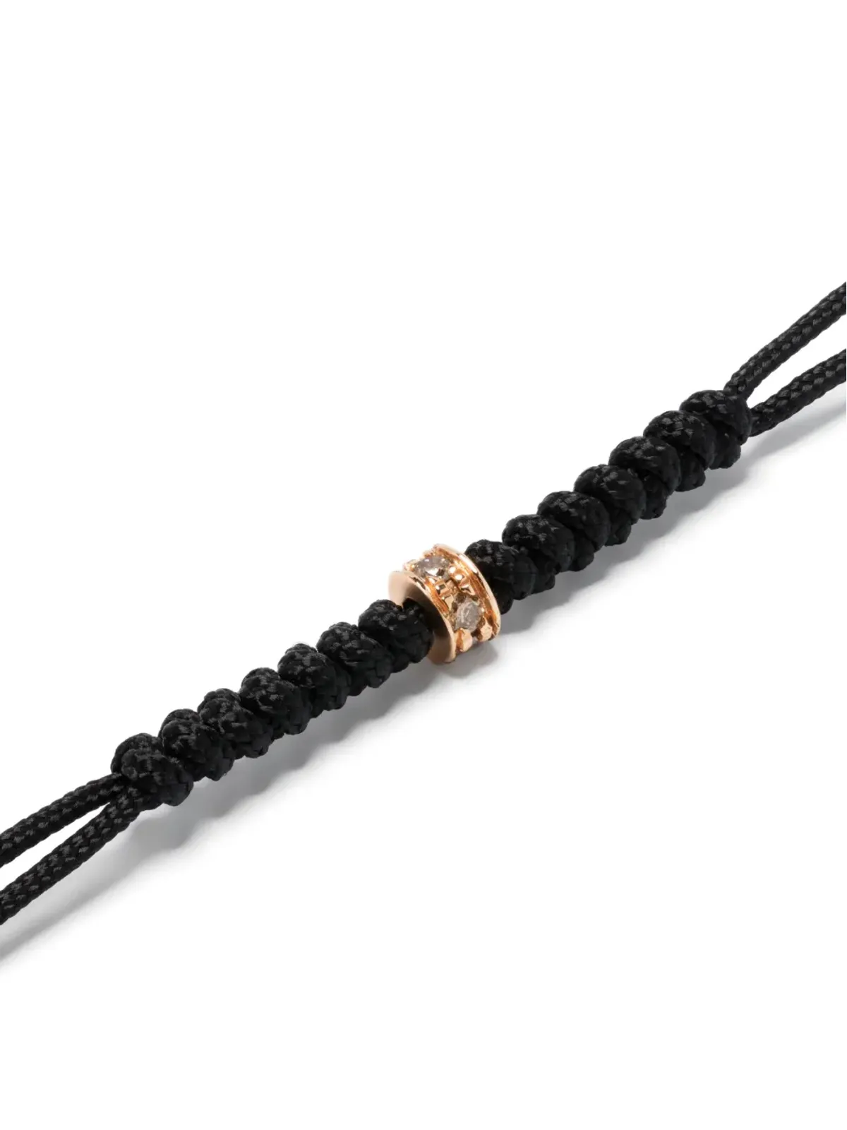 Anil Arjandas 18K ローズゴールド ミニストッパー ダイヤモンド コード ブレスレット - ピンク - 画像3