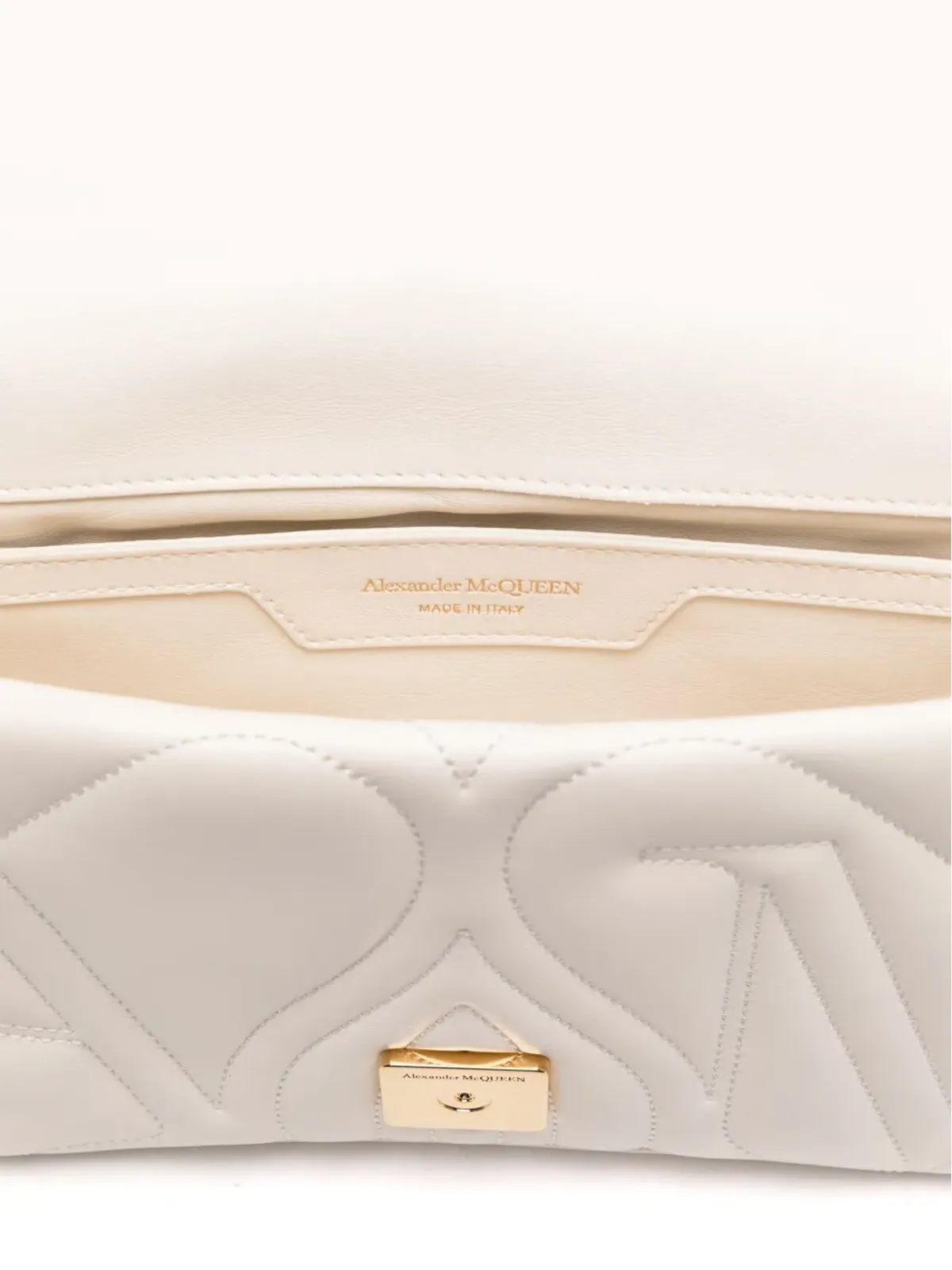 Alexander McQueen The Seal cross body bag - White - 画像5