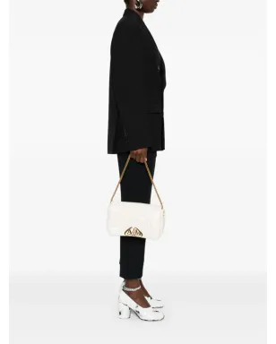 Alexander McQueen The Seal cross body bag - White - サムネイル2