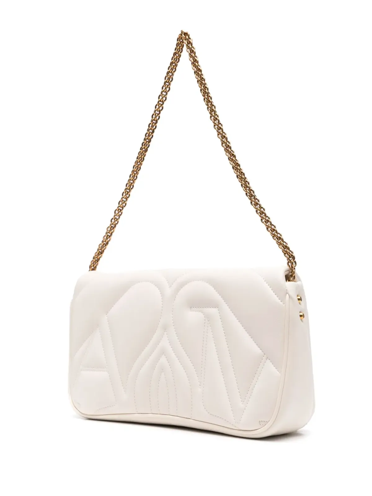 Alexander McQueen The Seal cross body bag - White - 画像3