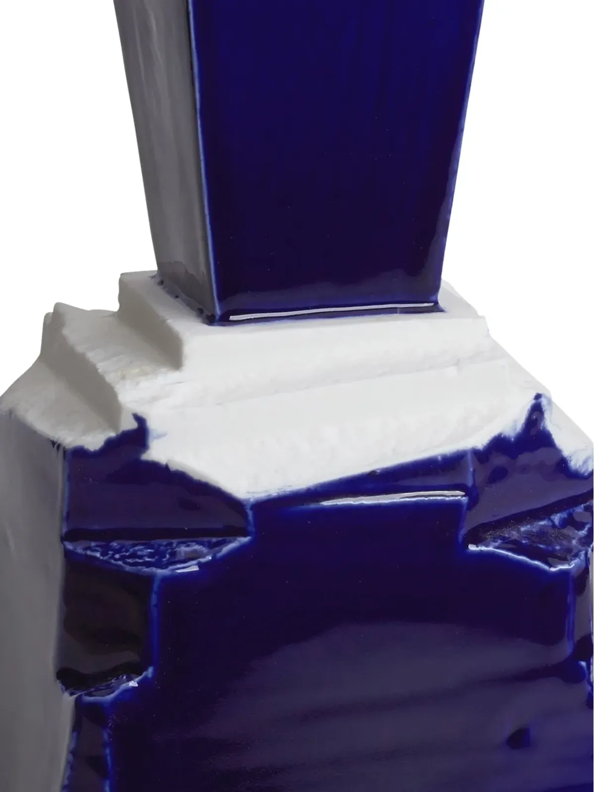 1882 Ltd Stegreif glazed-finish vase - Blue - 画像2