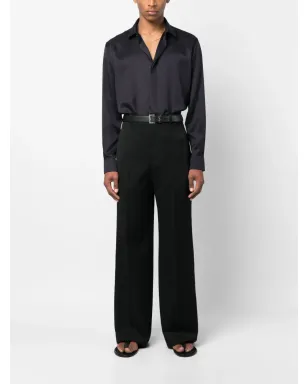 Saint Laurent シルクウールシャツ ブルー - サムネイル2