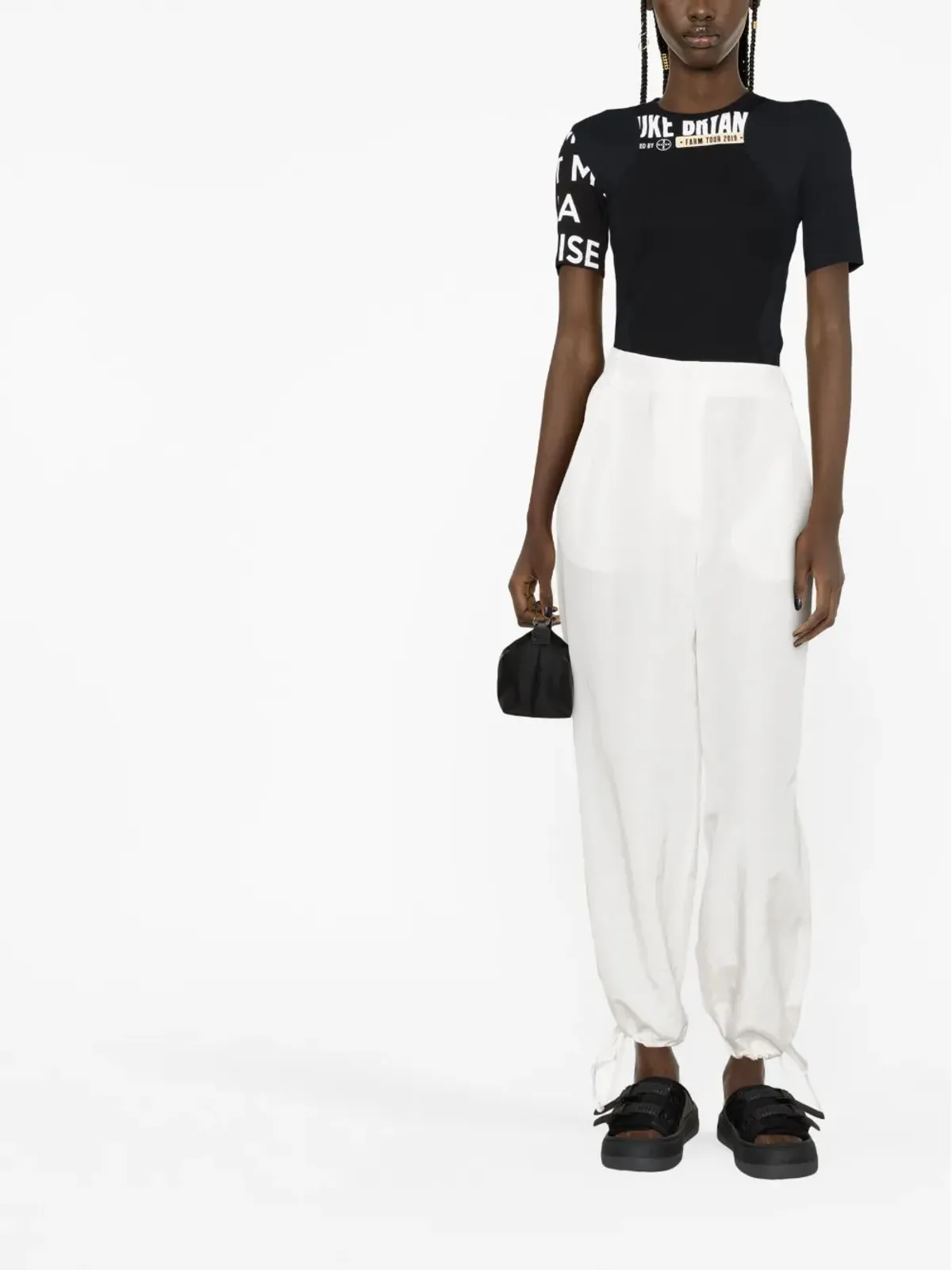 MSGM ゴム入りウエストパンツ - 画像2