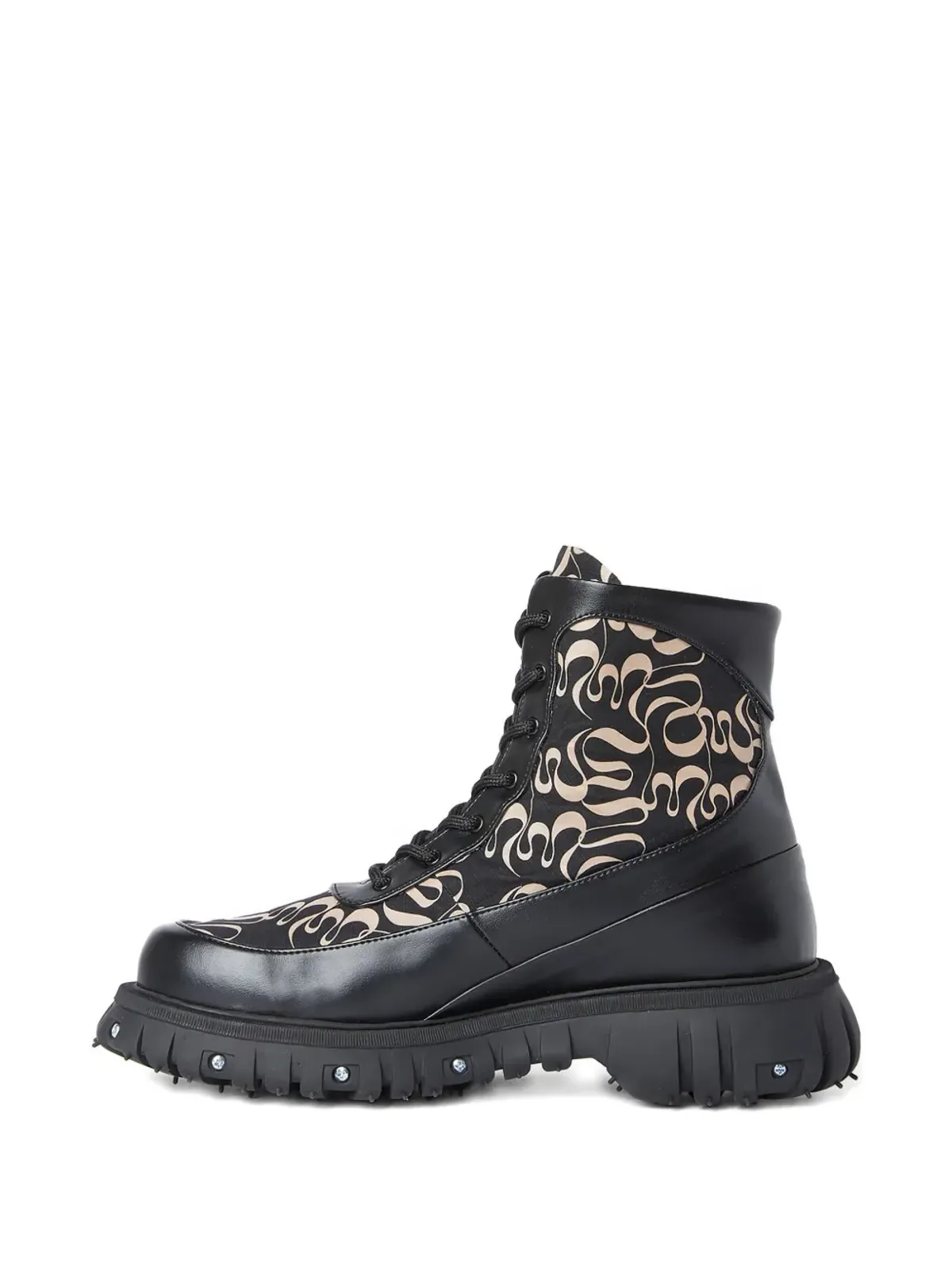 PHILEO monogram-pattern boots - Black - 画像2