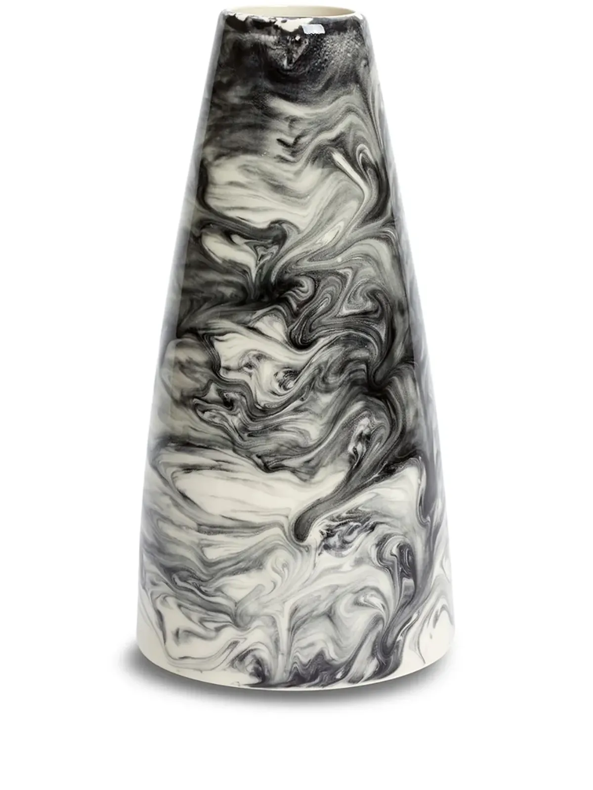 1882 Ltd Slick Additions 抽象柄プリント花瓶 - 画像1