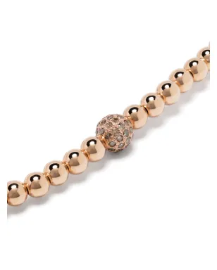 Anil Arjandas ローズゴールド 18K ダイヤモンド ビーズ コード ブレスレット - ピンク - サムネイル3