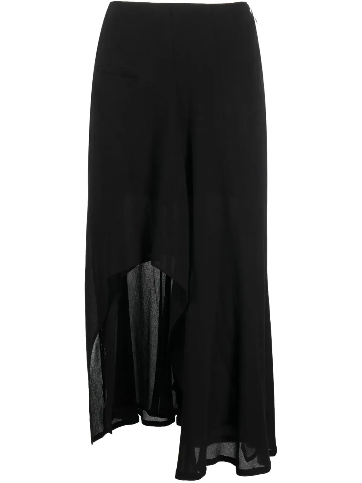 Yohji Yamamoto アシンメトリーミディスカート - 画像1