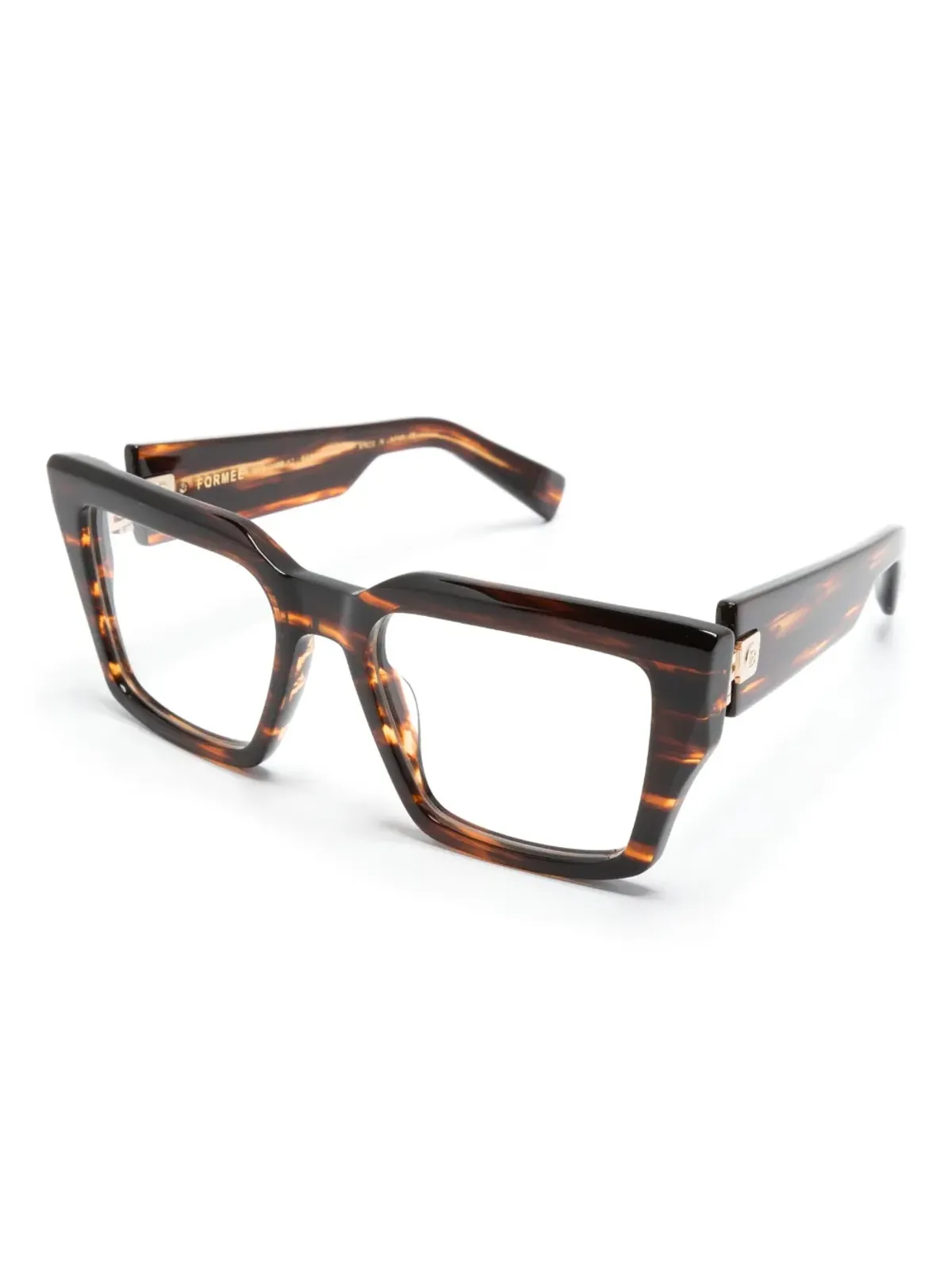 Balmain Eyewear Formee オーバサイズフレーム眼鏡 - 画像2