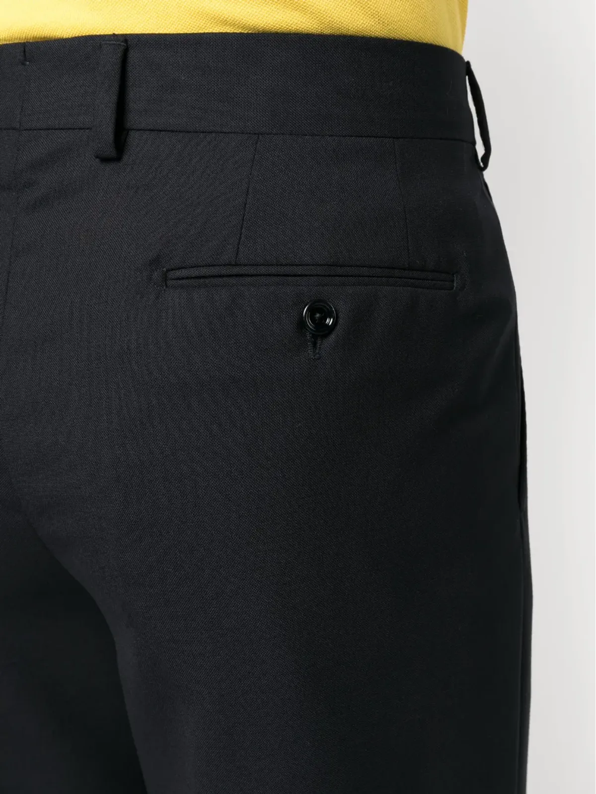 Lardini ハイウエスト ウール トラウザー - 画像5