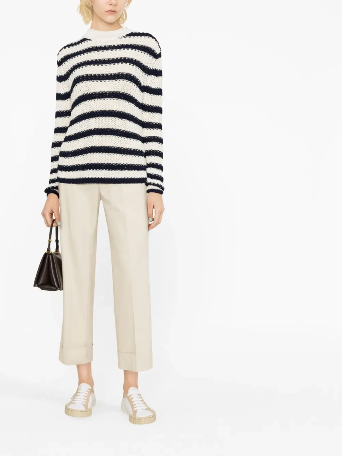 Ralph Lauren Collection ストライプ入りニットジャンパー - 画像2