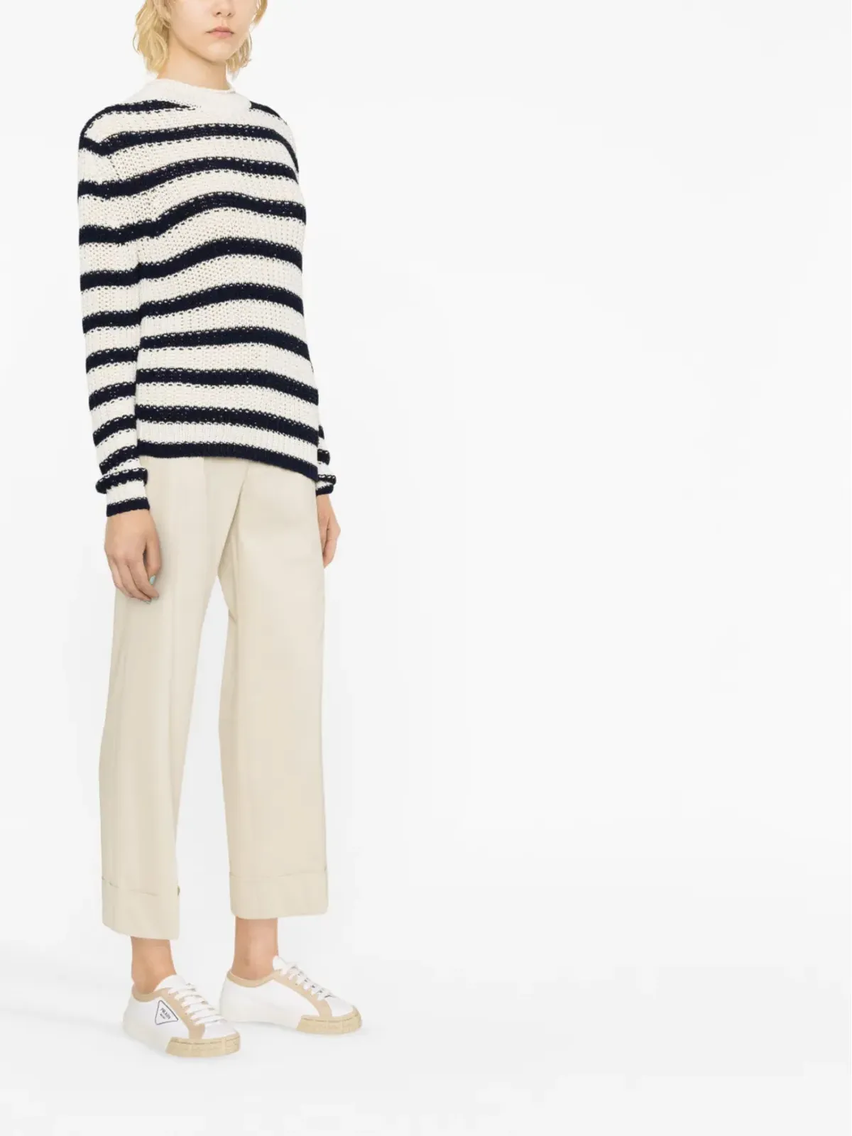 Ralph Lauren Collection ストライプ入りニットジャンパー - 画像4