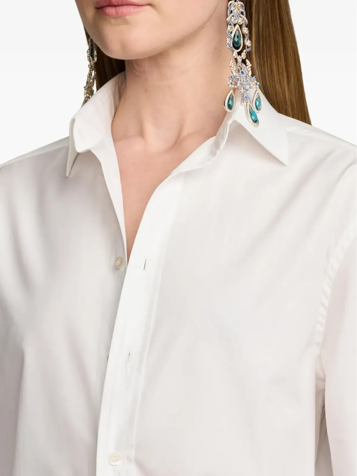 Ralph Lauren Collection 長袖コットンシャツ - White - 画像5