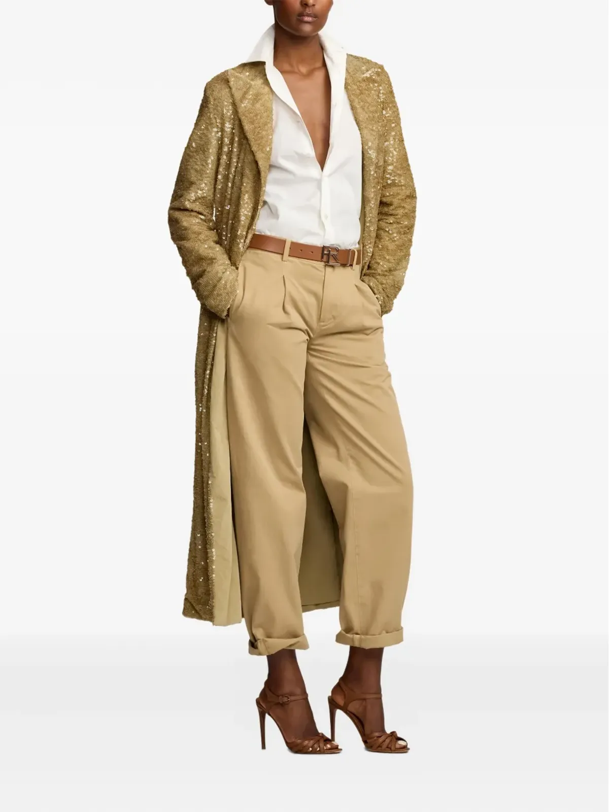 Ralph Lauren Collection 長袖コットンシャツ - White - 画像2