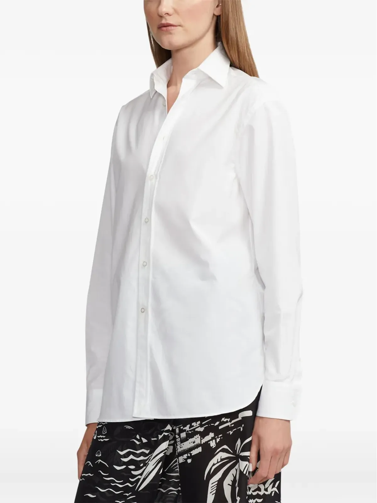 Ralph Lauren Collection 長袖コットンシャツ - White - 画像4