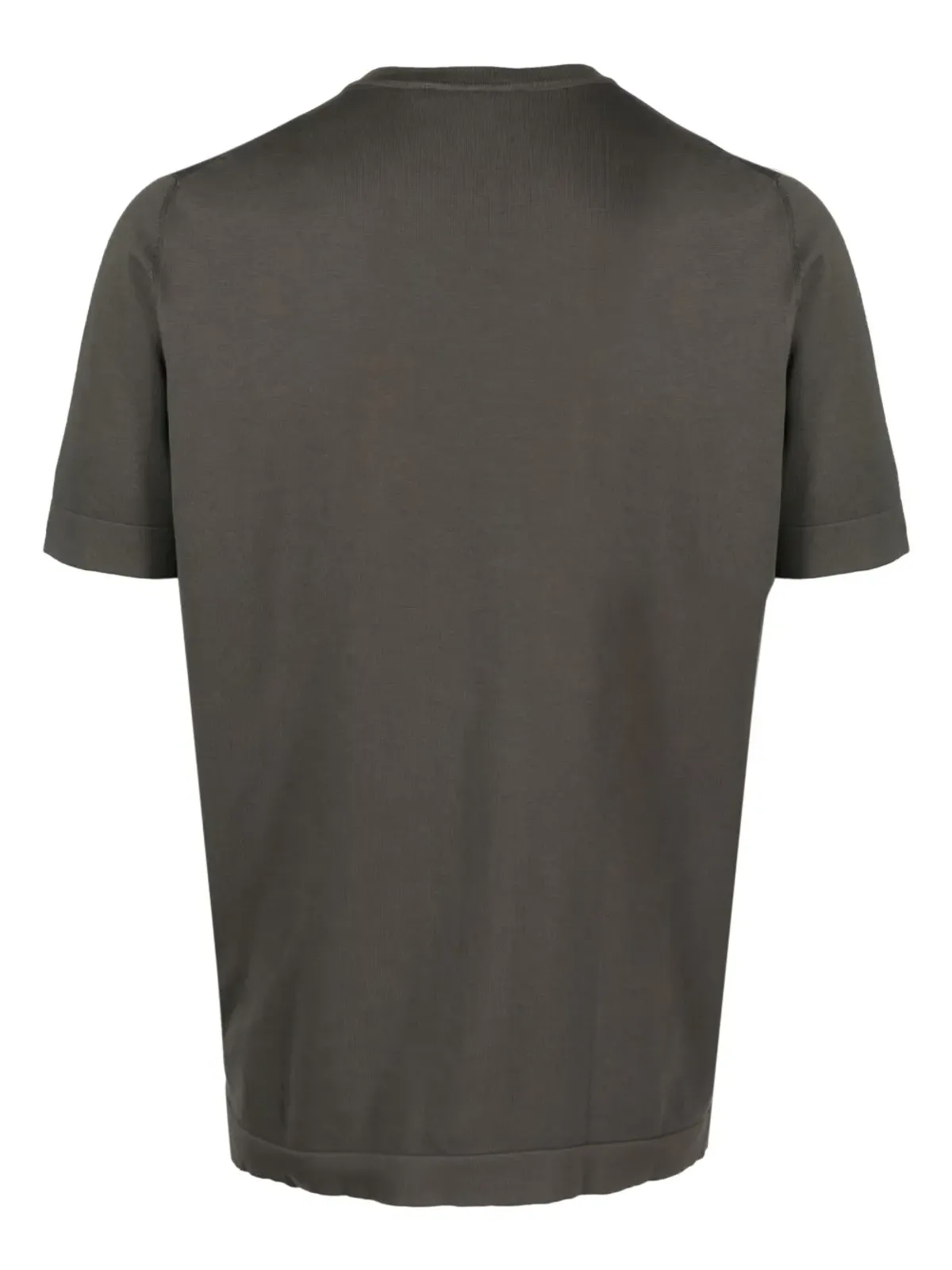 D4.0 ショートスリーブ ファインリブ Tシャツ - ブラウン - 画像2