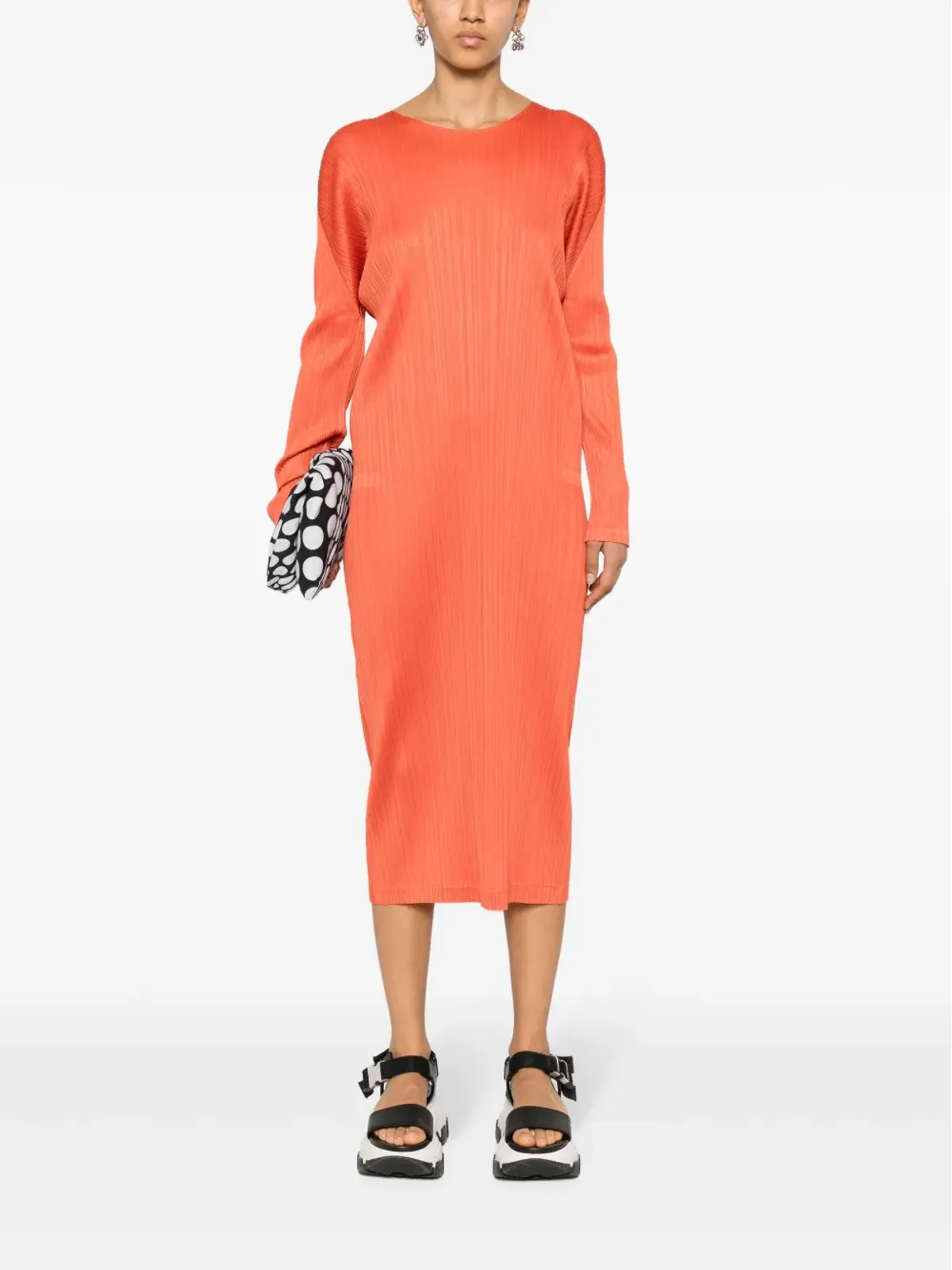 Pleats Please Issey Miyake プリーツプリーズ イッセイミヤケ プリーツミディドレス - 画像2