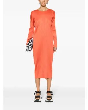 Pleats Please Issey Miyake プリーツプリーズ イッセイミヤケ プリーツミディドレス - サムネイル2