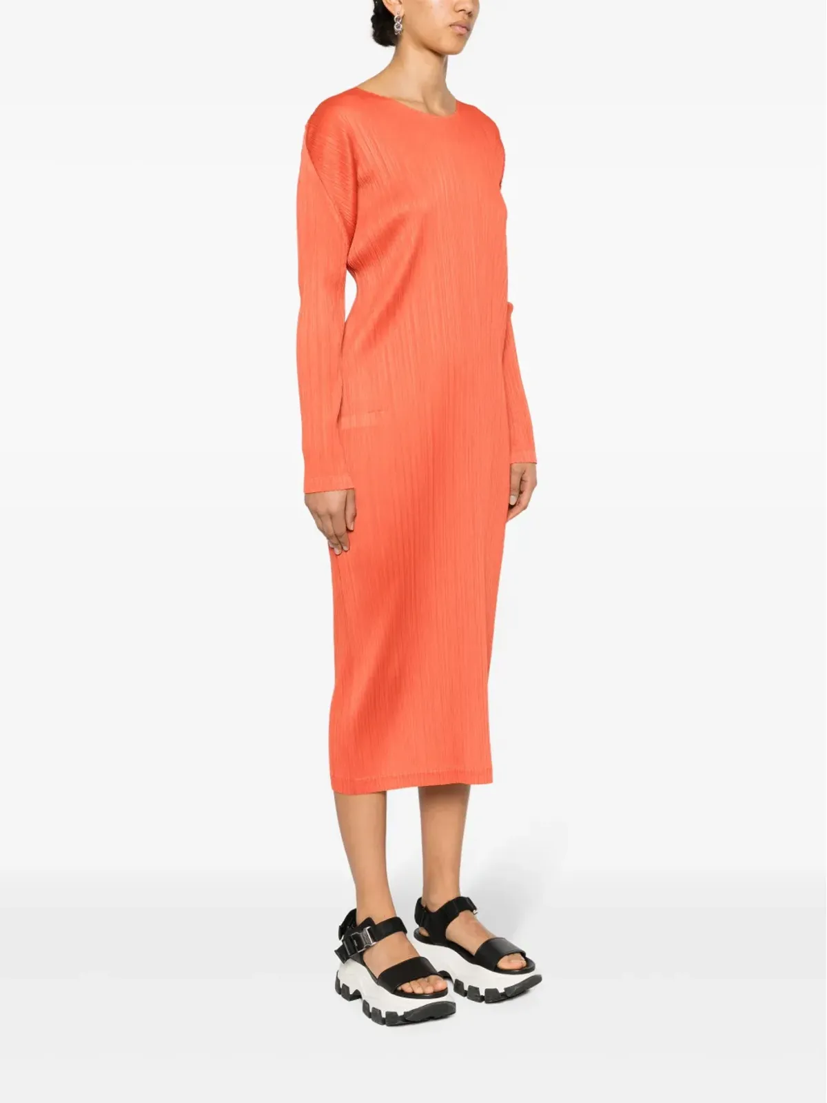 Pleats Please Issey Miyake プリーツプリーズ イッセイミヤケ プリーツミディドレス - 画像3