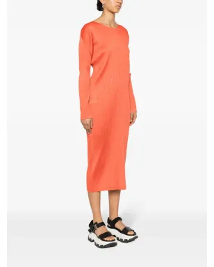 Pleats Please Issey Miyake プリーツプリーズ イッセイミヤケ プリーツミディドレス - サムネイル3