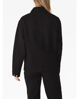Carhartt WIP ロゴパッチ コットン シャツジャケット - ブラック - サムネイル3