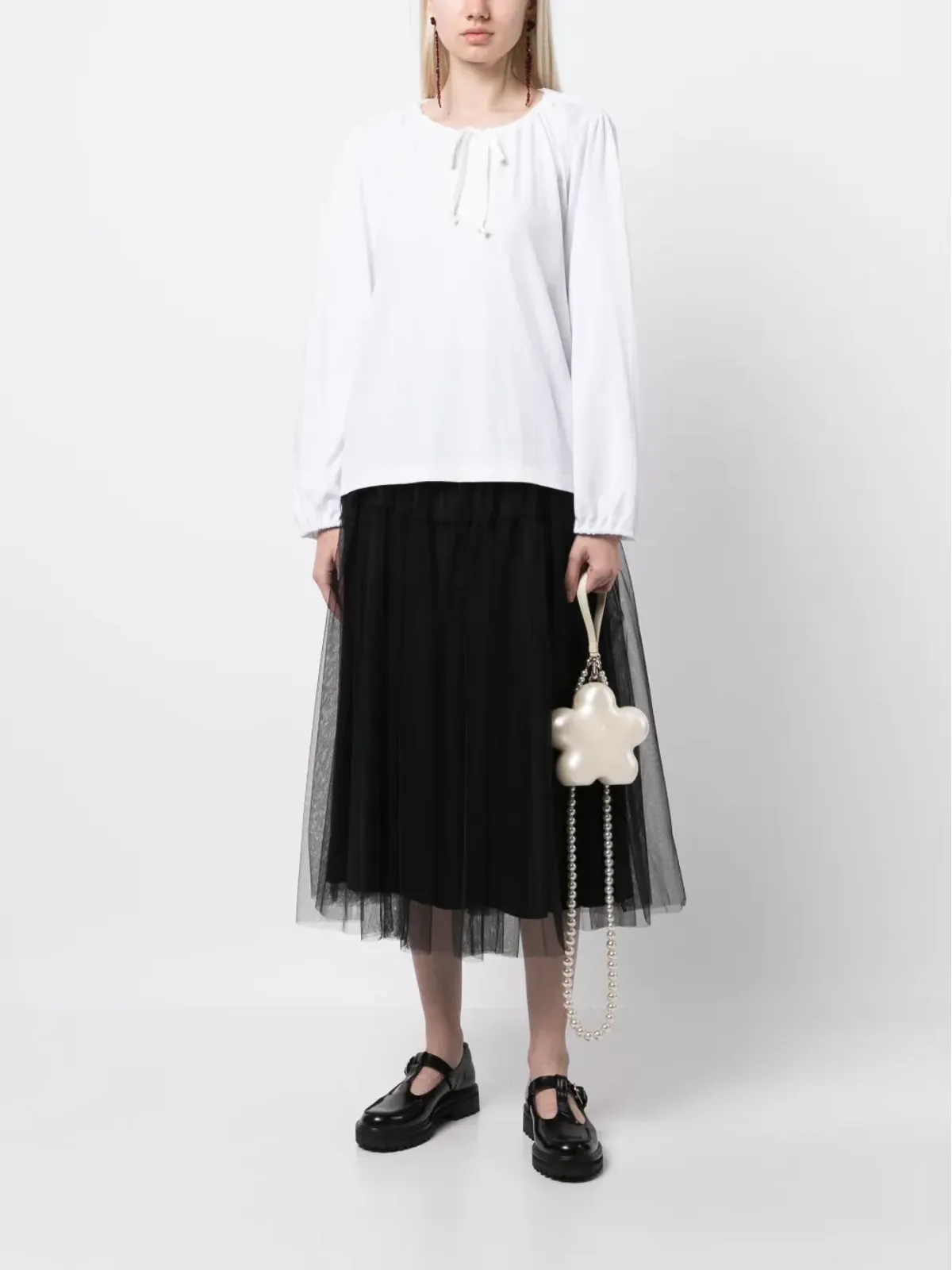 Comme Des Garçons Comme Des Garçons 長袖コットンブラウス - 画像2