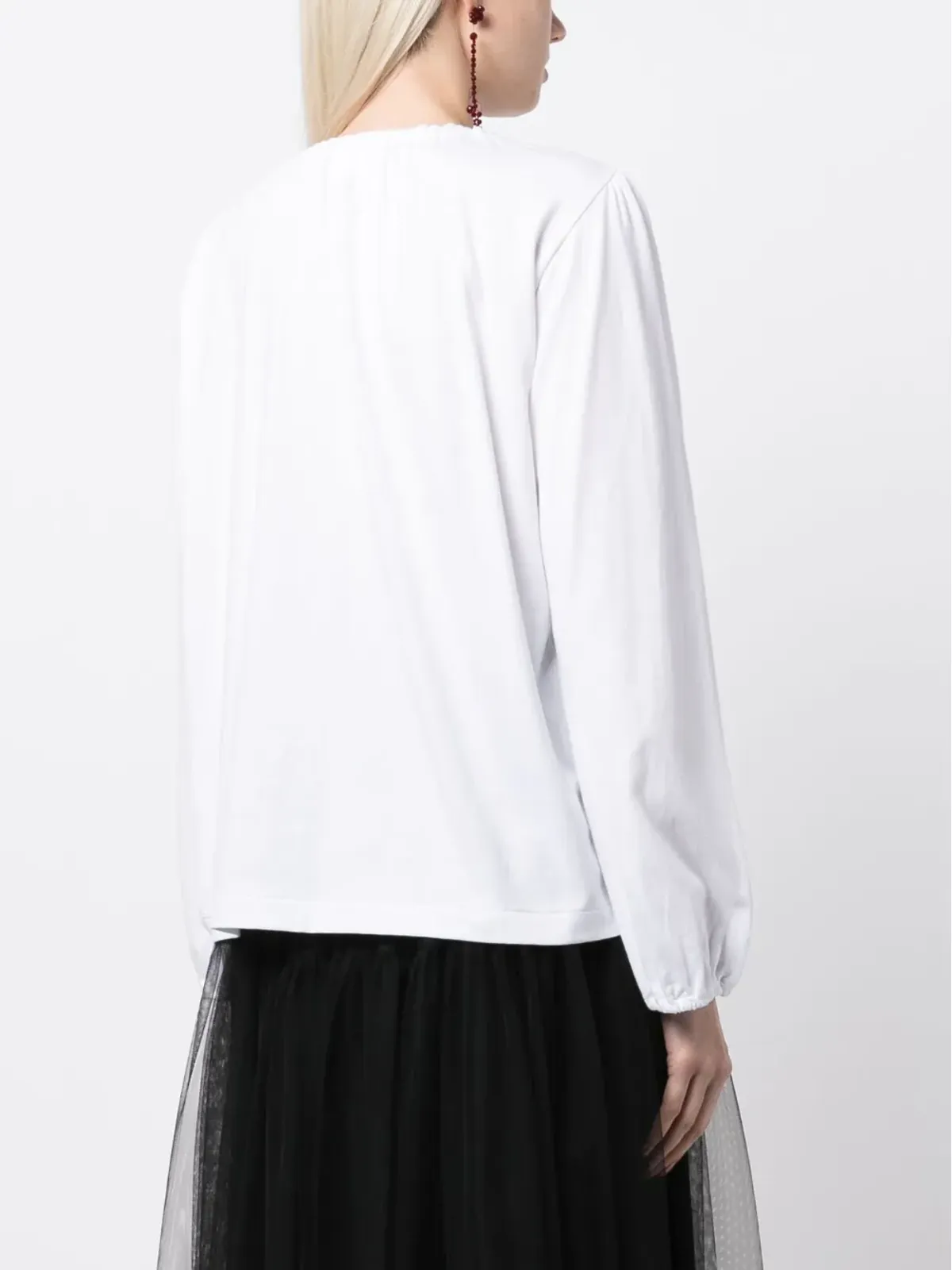 Comme Des Garçons Comme Des Garçons 長袖コットンブラウス - 画像4