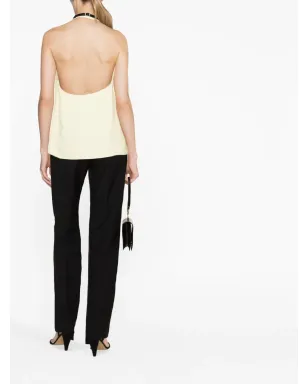 Jil Sander ホルターネック・オープンバックのトップス イエロー - サムネイル3