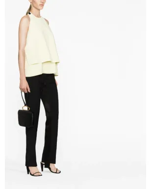 Jil Sander ホルターネック・オープンバックのトップス イエロー - サムネイル4