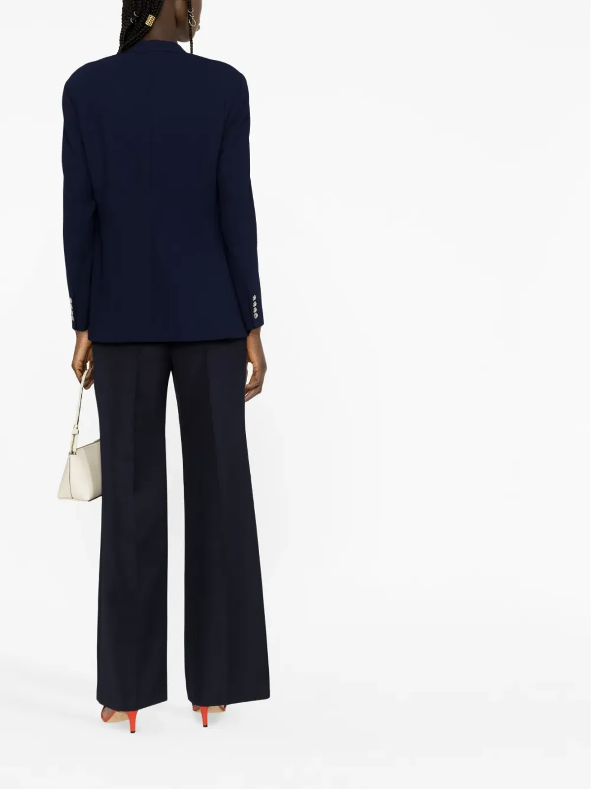 Ralph Lauren Collection ダブルブレストボタン留めコート - 画像3