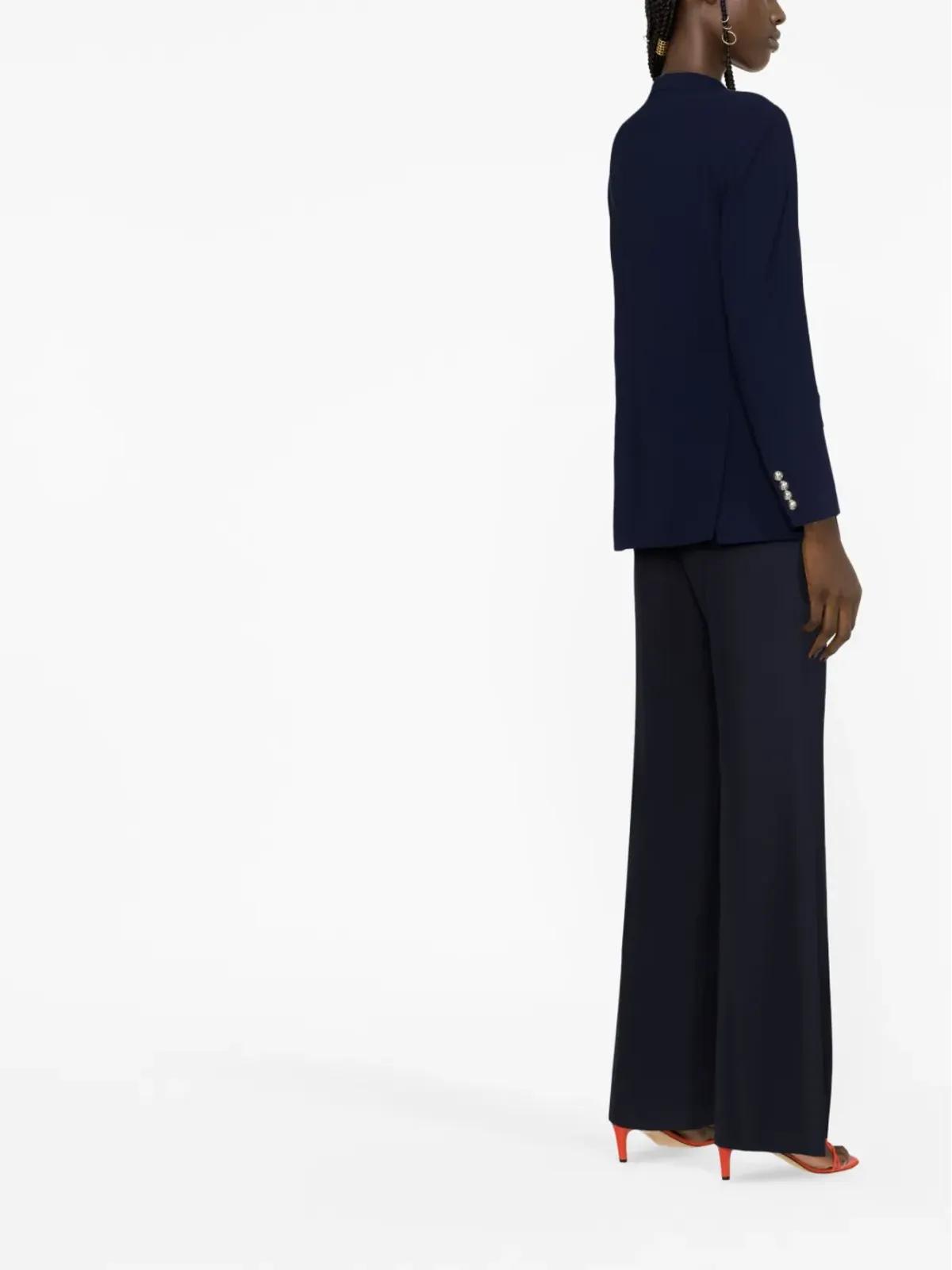 Ralph Lauren Collection ダブルブレストボタン留めコート - 画像4