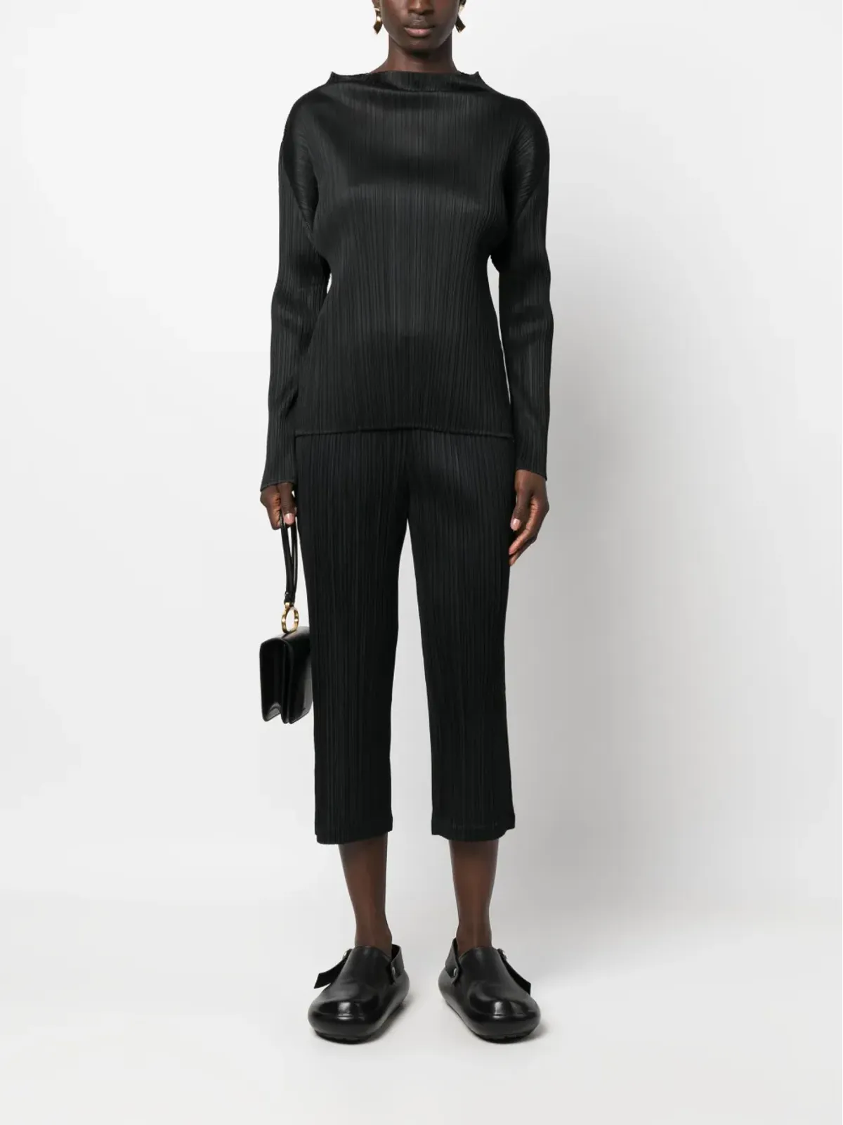 Pleats Please Issey Miyake プリーツクロップドパンツ - 画像2