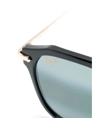 Maui Jim Alika gradient geometric sunglasses - Black - サムネイル3