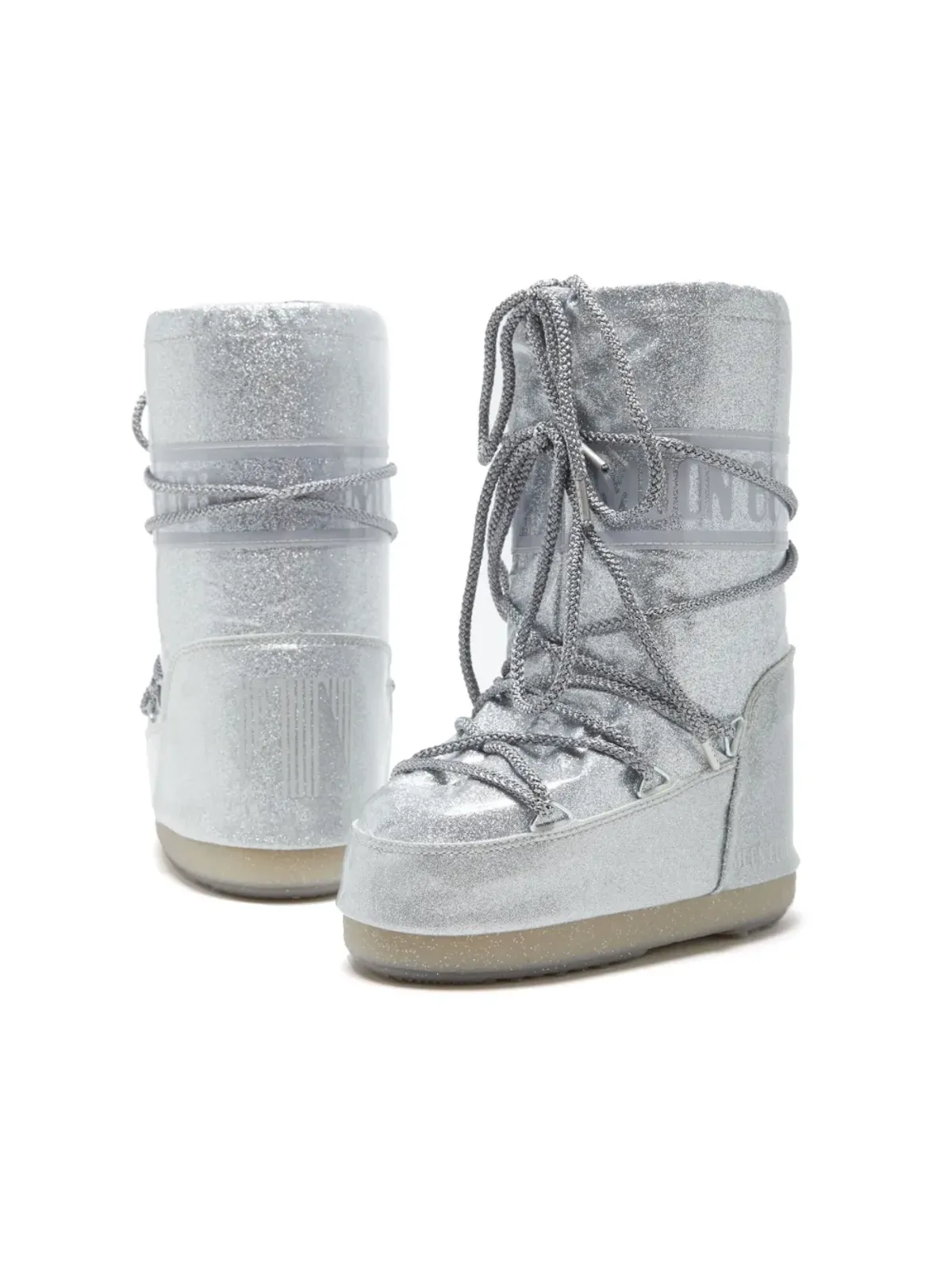 Moon Boot Kids アイコンジュニア グリッター入りスノーブーツ - 画像4