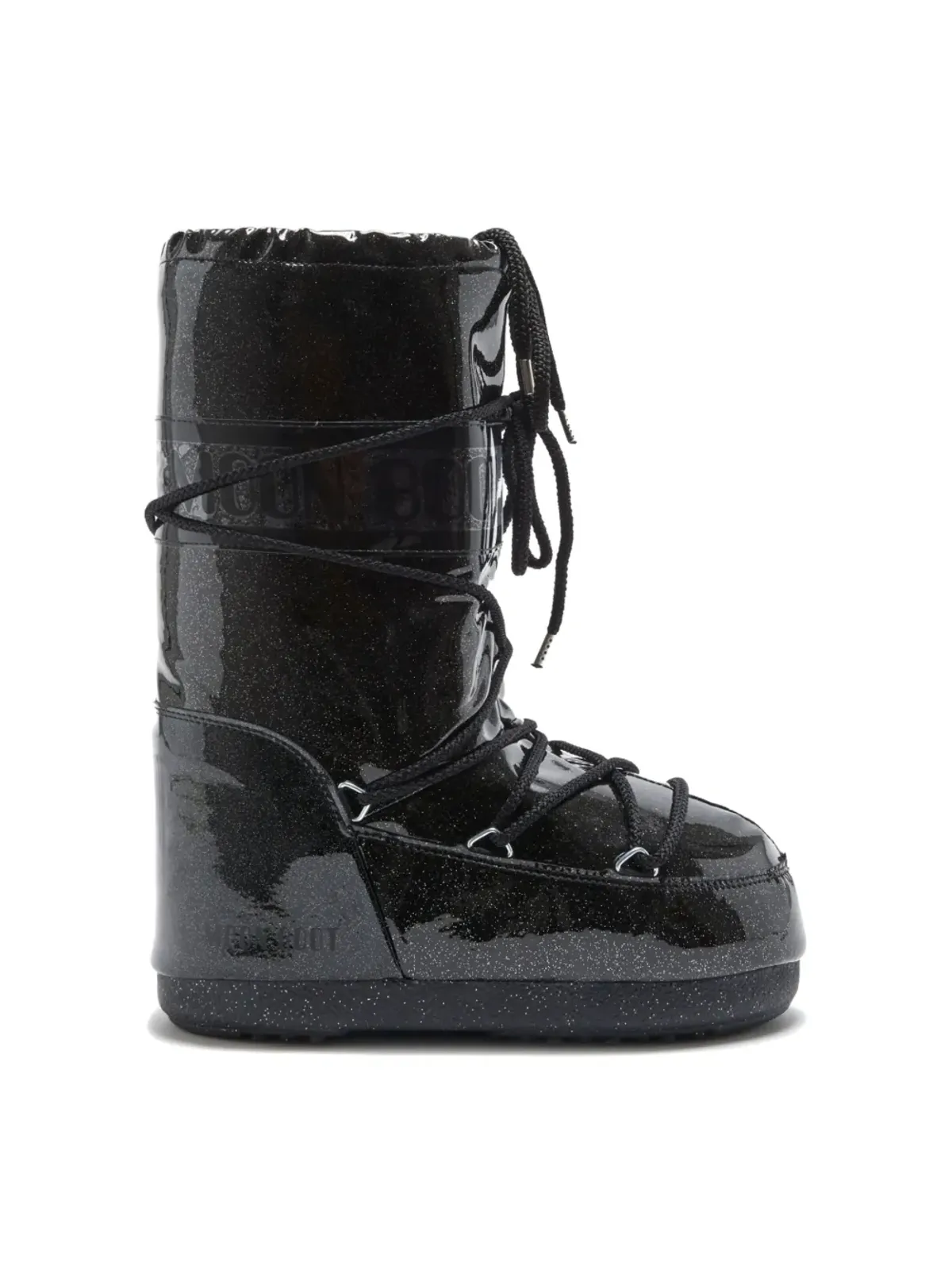 Moon Boot Kids ロゴプリント グリッターディテール ブーツ - 画像2