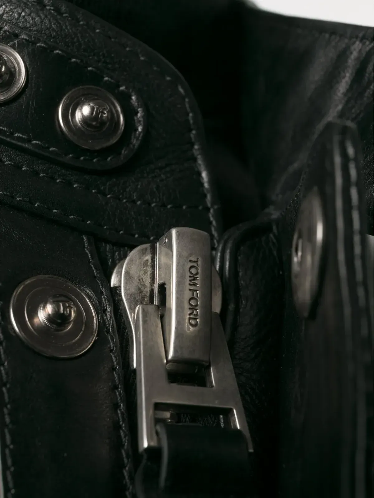 TOM FORD ジップアップレザージャケット - 画像5