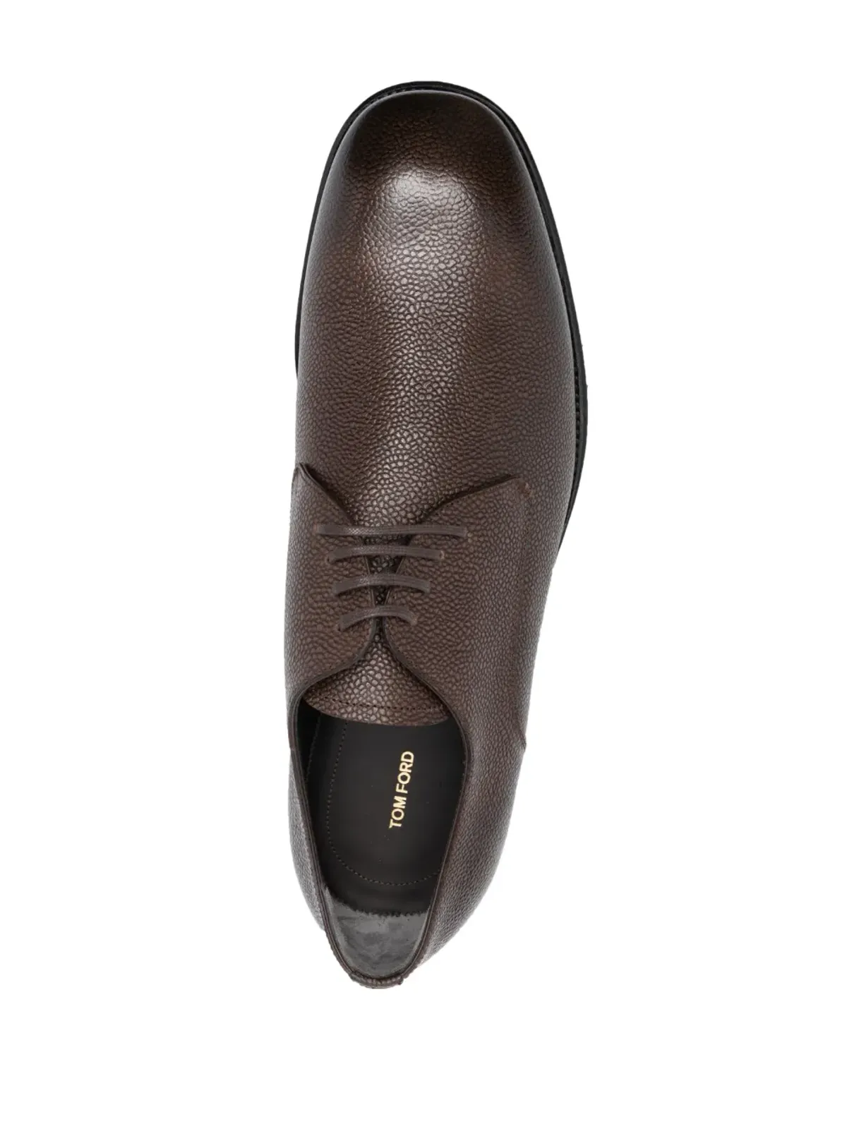 TOM FORD グレインレザー ダービーシューズ - 画像4