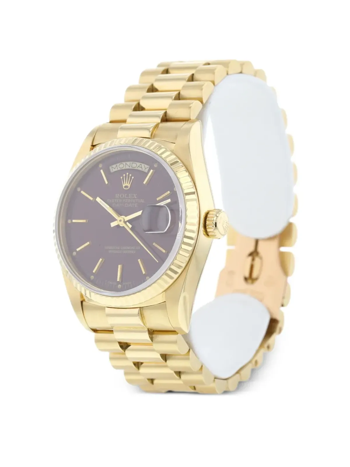 Rolex デイデイト ドレスウォッチ ブラウン - 画像3
