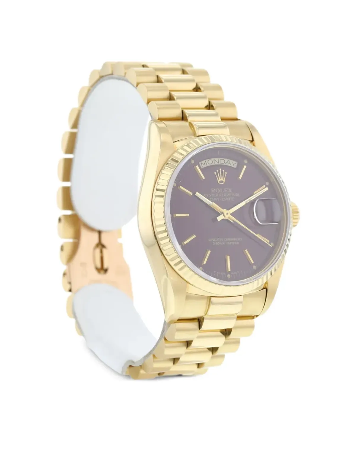 Rolex デイデイト ドレスウォッチ ブラウン - 画像4