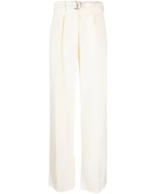 Jil Sander ベルト付きワイドレッグパンツ - サムネイル1