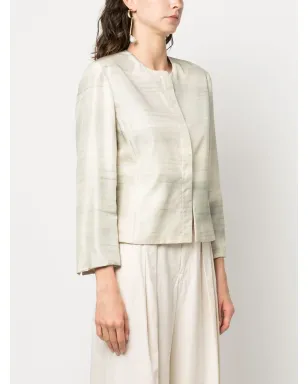 Giorgio Armani Vintage 2000s 丸首ジャケット - サムネイル3