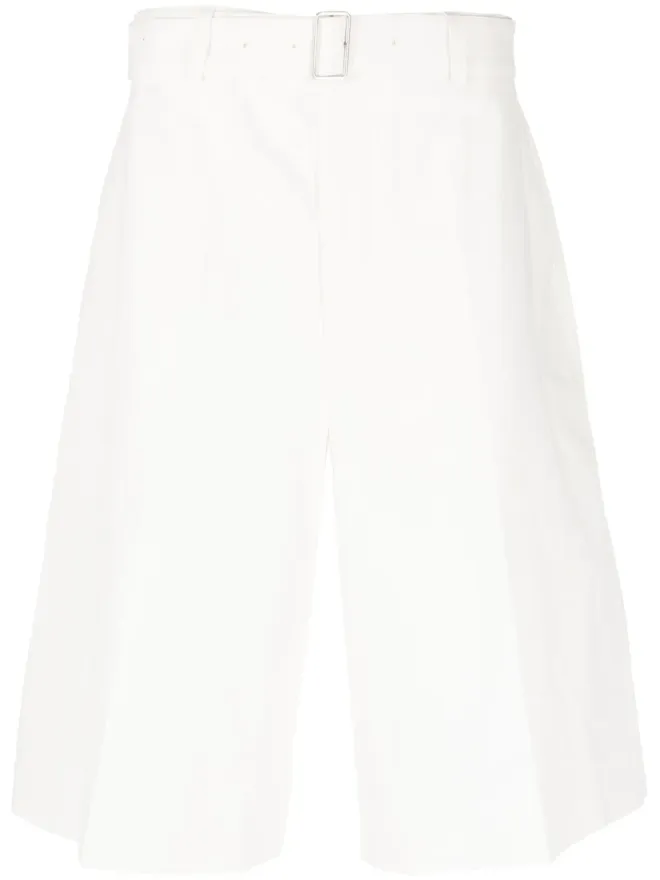 Jil Sander Jil Sander フレアリネン ベルマーダショーツの商品画像