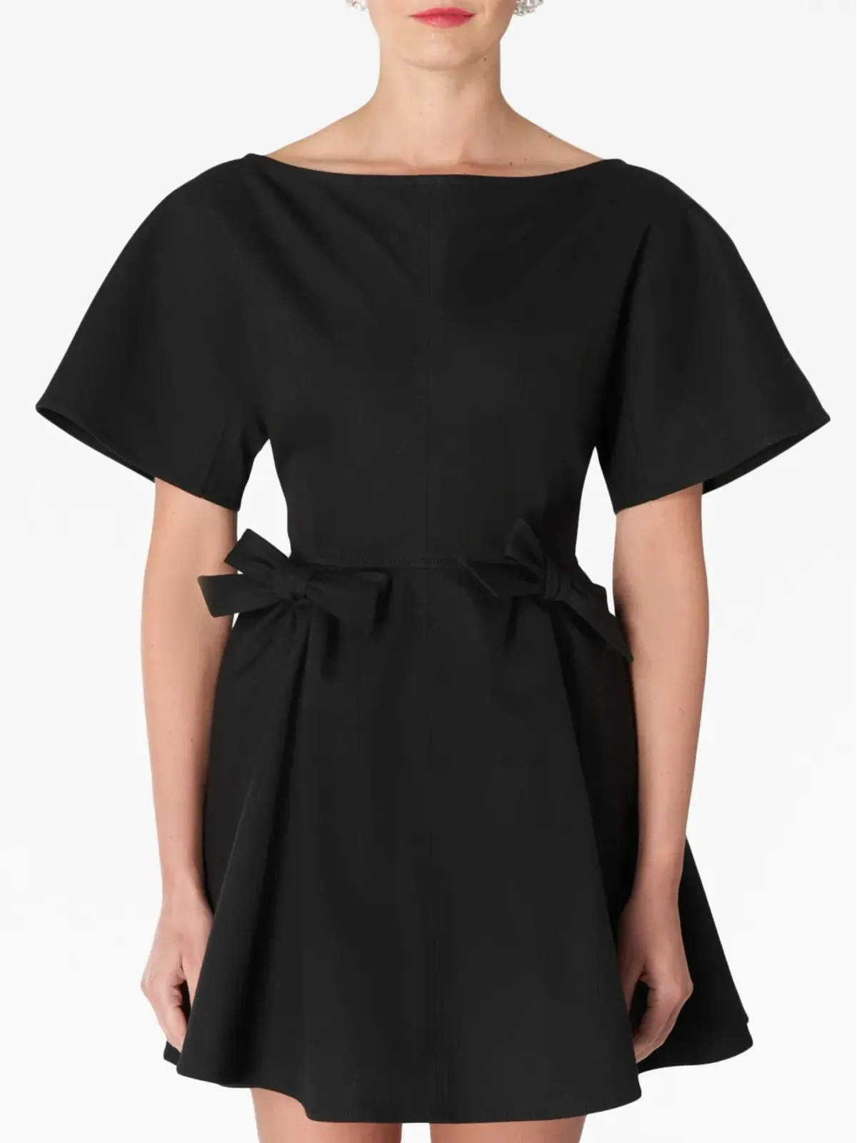 Carolina Herrera リボンディテール Vバック ドレス - 画像4