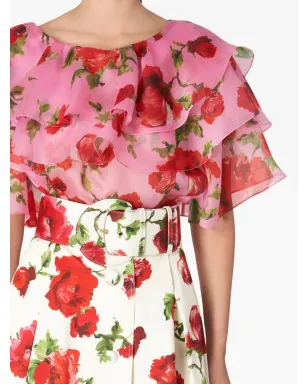 Carolina Herrera 花柄プリントのAラインスカート - サムネイル4